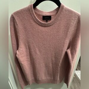 Quince Dusty Pink Crew Neck Sweater
